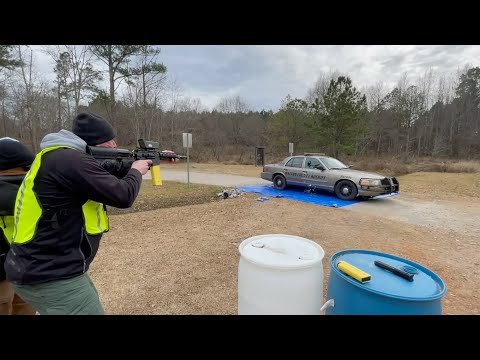 PepperBall Glass Breaker Projectile Deployment