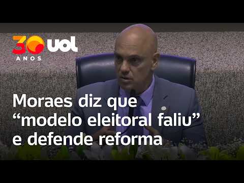 Moraes diz que ‘modelo eleitoral faliu’ e que é necessário achar ‘nova forma de financiamento’