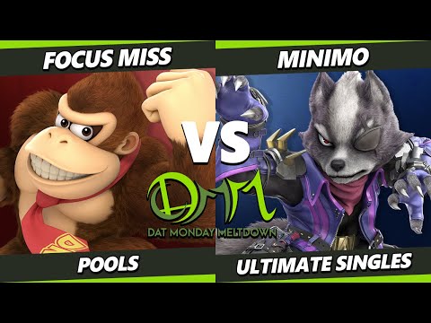 DAT MM 278 - Focus Miss (Donkey Kong) Vs. MiniMo (Wolf) Smash Ultimate - SSBU