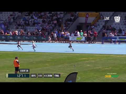 BOYS U10 4X200M FINAL - 2017 SUBWAY STATE RELAY CHAMPIONSHIPS // LAVicTV