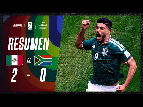 MÉXICO NO DEJÓ DUDAS EN EL PARTIDO INAUGURAL DEL MUNDIAL | México 2-0 Sudáfrica | RESUMEN | M1