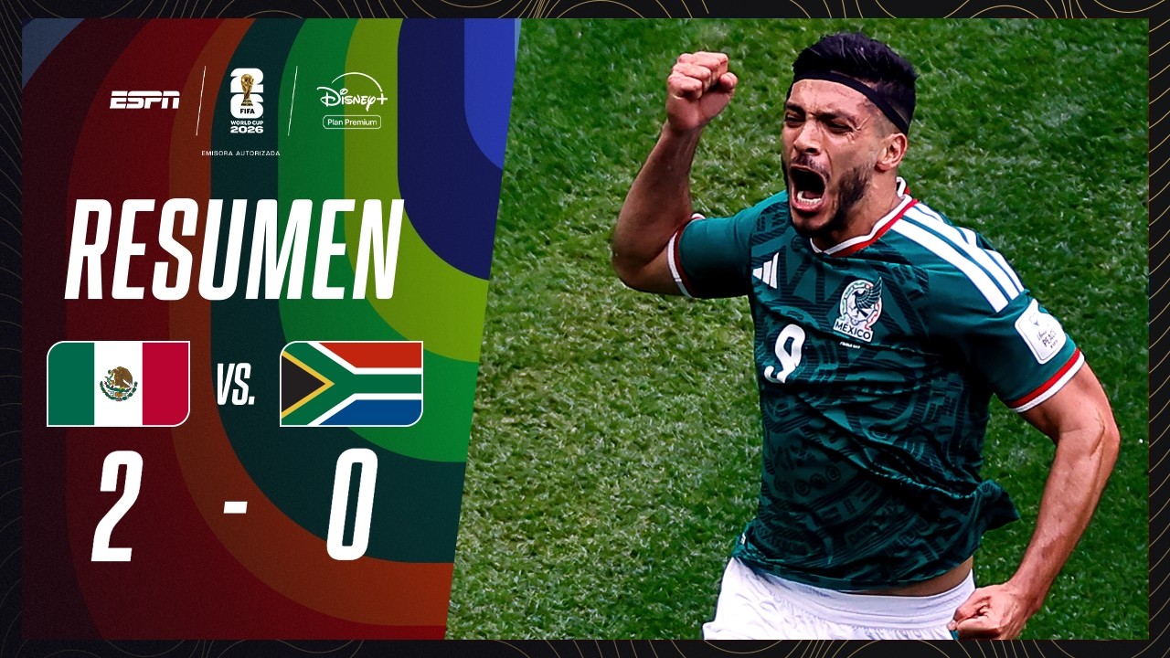 MÉXICO NO DEJÓ DUDAS EN EL PARTIDO INAUGURAL DEL MUNDIAL | México 2-0 Sudáfrica | RESUMEN | M1