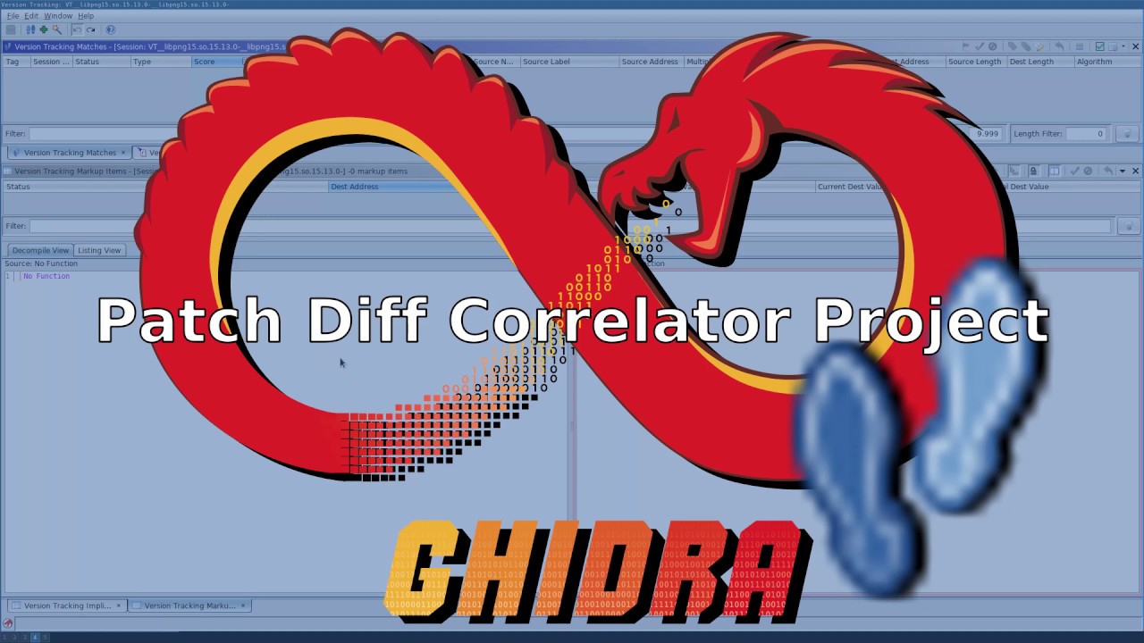 Ghidra: Patch Diff Correlator Project