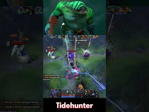If Tidehunter is not broken explain this! #dota2 #dota2highlights #rampage