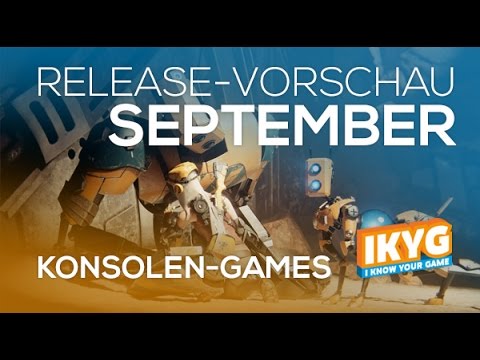 Games-Release-Vorschau - September 2016 - Konsole // powered by Konsolenschnäppchen.de