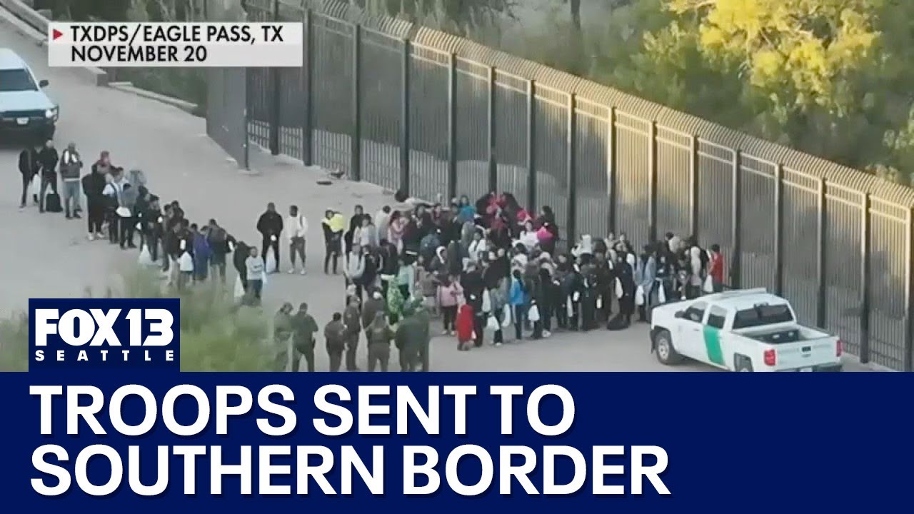 Troops deployed to southern border amid national emergency | FOX 13 Seattle