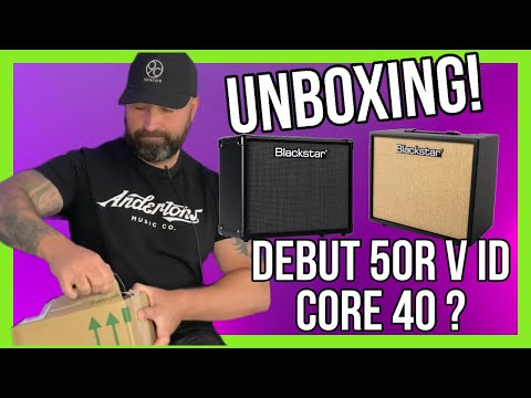 UNBOXING A BRAND NEW PRODUCT,BLACKSTAR ID CORE V BLACKSTAR DEBUT 50R