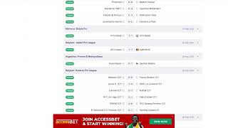 Mobile Flash Scores 🌐 Official site for live football results and match data