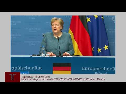 Kanzlerin Merkel über die erzwungene Flugzeuglandung in Minsk ᴴᴰ