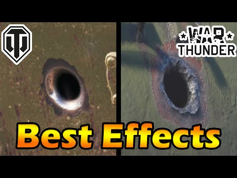 Combat Effects in War Thunder vs World of Tanks