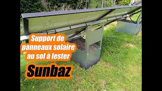 Support de Panneaux Solaires au sol Sunbaz