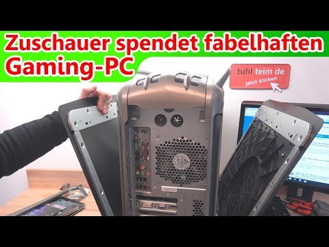 Zuschauer spendet fabelhaften Gaming PC mit Ultra 160 SCSI Video