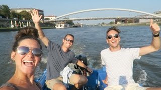 BOATING DOWN THE VISTULA! Krakow, Poland - YouTube