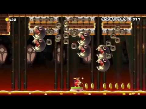Super Mario Maker Levels: "Swinging Chain Chomp Fortress"