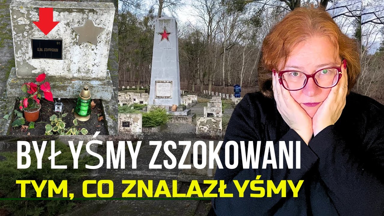 ROSJANKA POJECHAłA NA RADZIECKI CMENTARZ W GRUDZIĄDZU ABY ZROBIĆ TO...