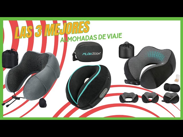 Vídeo relacionado con Almohada de Viaje para Cuello, Almohada Cervical para Oficina Avión Tren Coche Viajando, Almohada Cuello Viscoelastica de Espuma Memoria, Cojin de Viaje Cuello con Máscara de Ojos, Tapones y Bolsa