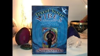 ❤️Trust Your Vibes ❤️Oracle cards by Sonia Choquette Unboxing - Spiritual messages for you!