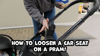 How to loosen a car seat on a pram with ease! ✨