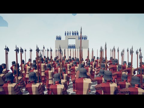 100x MUSKETEERS vs 100x HELBERDS - Totally Accurate Battle Simulator