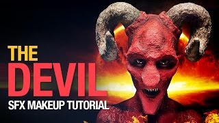 Devil halloween makeup tutorial