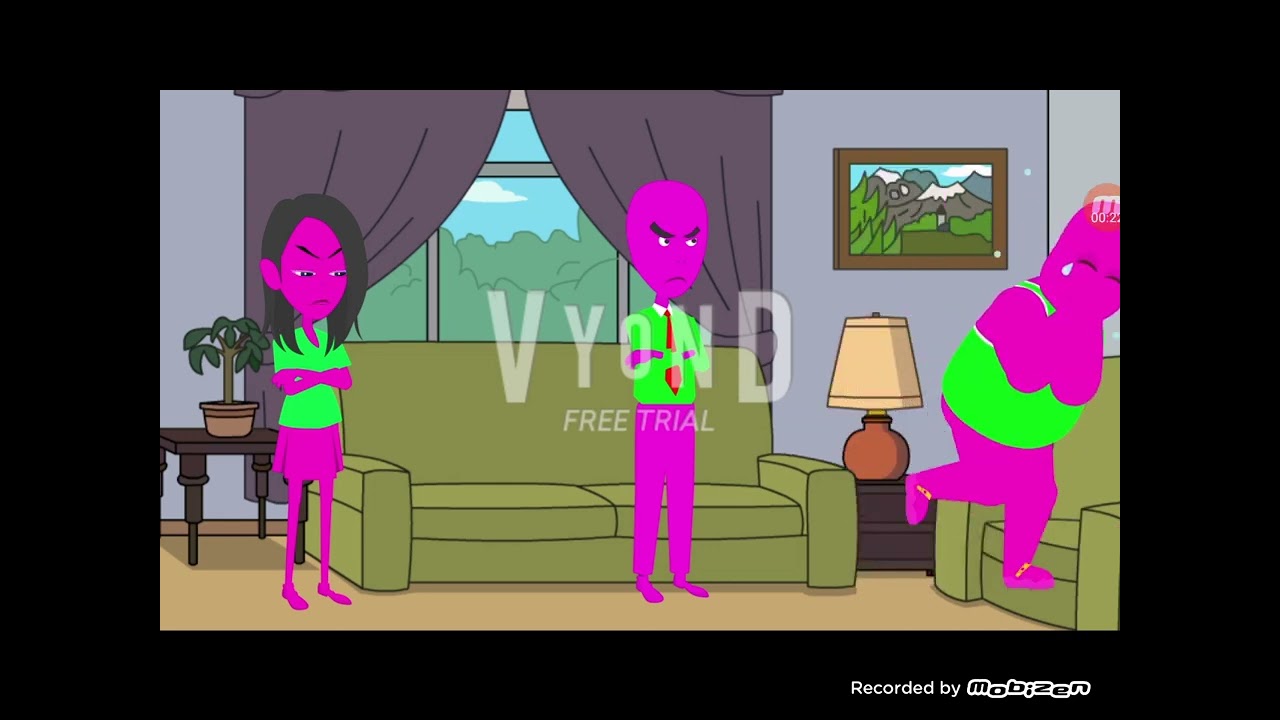 Barney Gets Grounded For Nothing