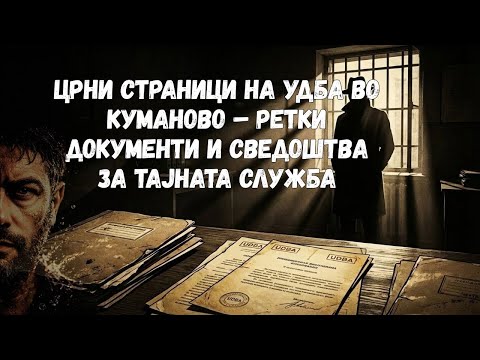 Црни страници на УДБА“ во Куманово – Ретки документи и сведоштва за тајната служба