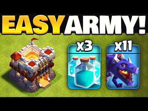 Easy TH11 Super Yeti Clone Dragon Attack Strategy Explained (Clash of Clans)