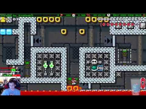 Super Mario Maker - Wrecking a Red Coin Level