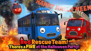 Download lagu Red Rescue Team! There’s a Fire at the Halloween Party!🚒 | Story & Song | Tayo the Little Bus mp3