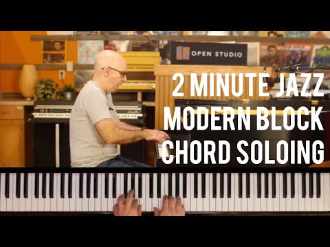 The Secret to Modern Block Chord Soloing - Peter Martin | 2 Minute Jazz