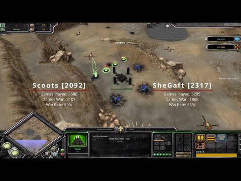 Orks (Scoots) vs Necrons (SheGaft), game o' 2023 | Dawn of War: Soulstorm