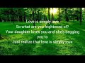 James Corden Simply Love Lyrics