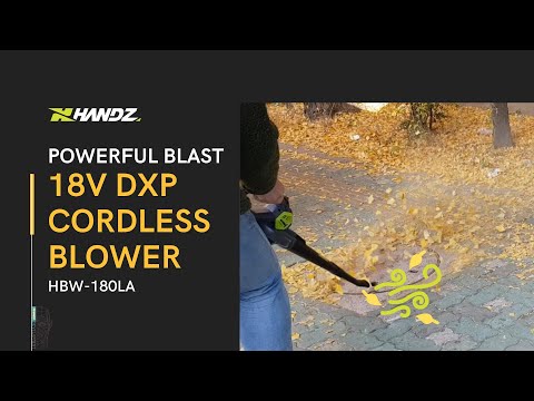 18V 무선 송풍기(HBW-180LA)로 길거리 낙엽을 날려버리자~