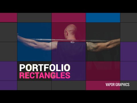 Portfolio Rectangles: Template for Apple Motion 5 and Final Cut Pro X