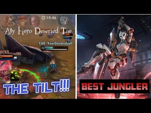 SURPRISE GAME W/ BEST JUNGLER! THE TILT IS REAL - ALPHA VAINGLORY 5V5