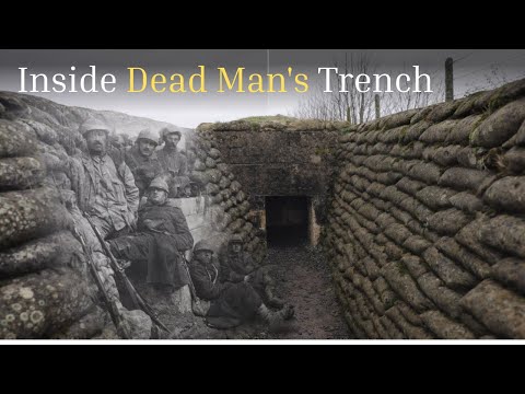 Visiting the LAST original WW1 Trenchwork in Flanders, Belgium: The Dead Man's Trench