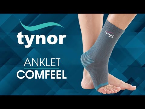 How to wear Tynor Anklet Comfeel for mild compression of the ankle |old age|arthritis|ankle sprains