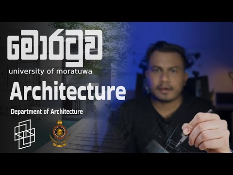 Moratuwa university Architecture