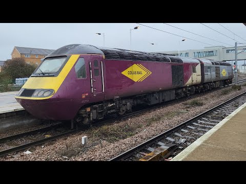 Colas Rail 43321 and 43274 at Peterborough 