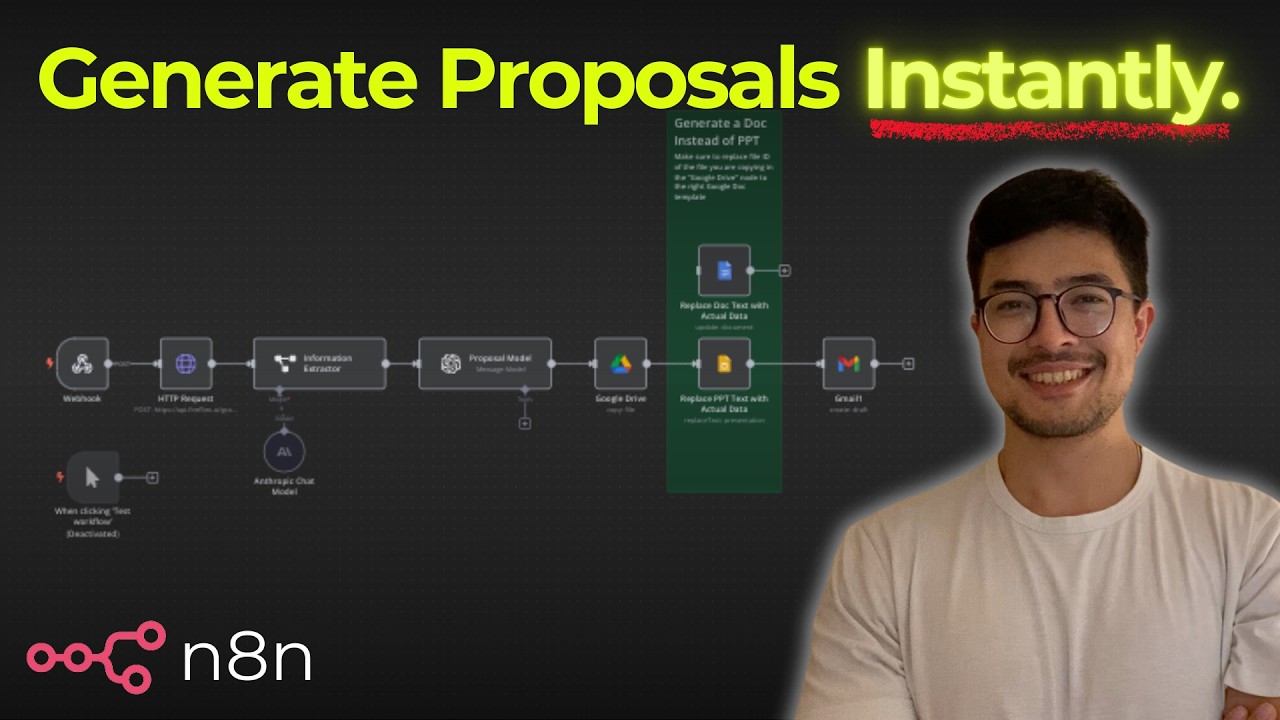Turn Your Calls to Project Proposals with this INSANE n8n workflow (steal this)