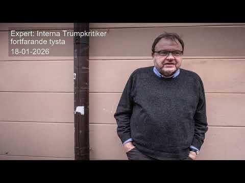 Expert: Interna Trumpkritiker fortfarande tysta