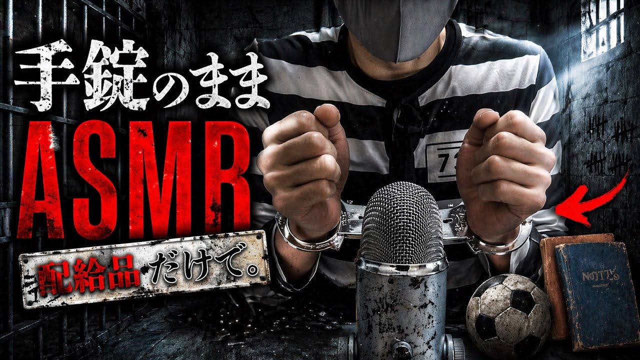 囚人が配給品だけで、ASMRしてみた…