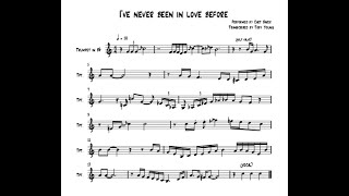 Chet Baker- I've Never Been in Love Before (Solo Transcription)