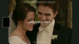 [Twilight] Christina Perri ft. Steve Kazee - A Thousand Years, Pt. 2 (FMV &amp; lyrics)