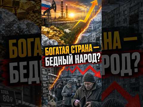 Почему ресурсы России не делают россиян богаче #новости #политика #экономика #кризис