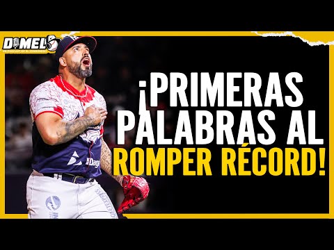 This is what Jake Sanchez said after breaking the saves record in the Mexican Pacific League