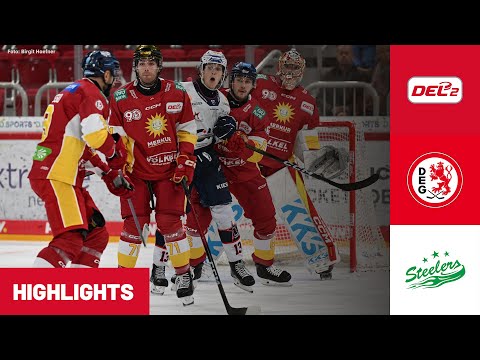 DEL2: Düsseldorfer EG vs. Bietigheim Steelers | Highlights