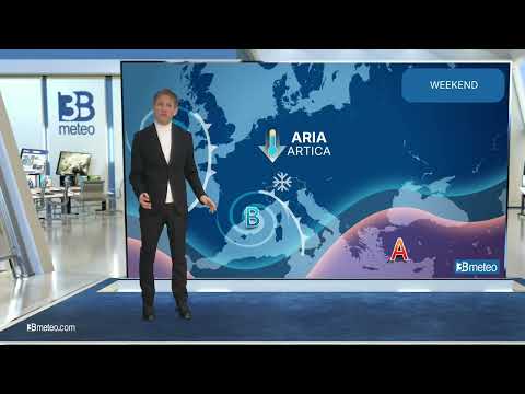 Serie di perturbazioni in arrivo con pioggia e neve