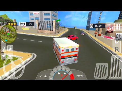 Emergency Ambulance Driving Simulator 2021_ Summer Coast Guard Beach Bay_ Android Gameplay #17