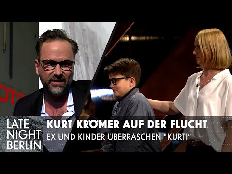 Kurt Krömer flees from ex-wife and children in the studio | Late Night Berlin | ProSieben